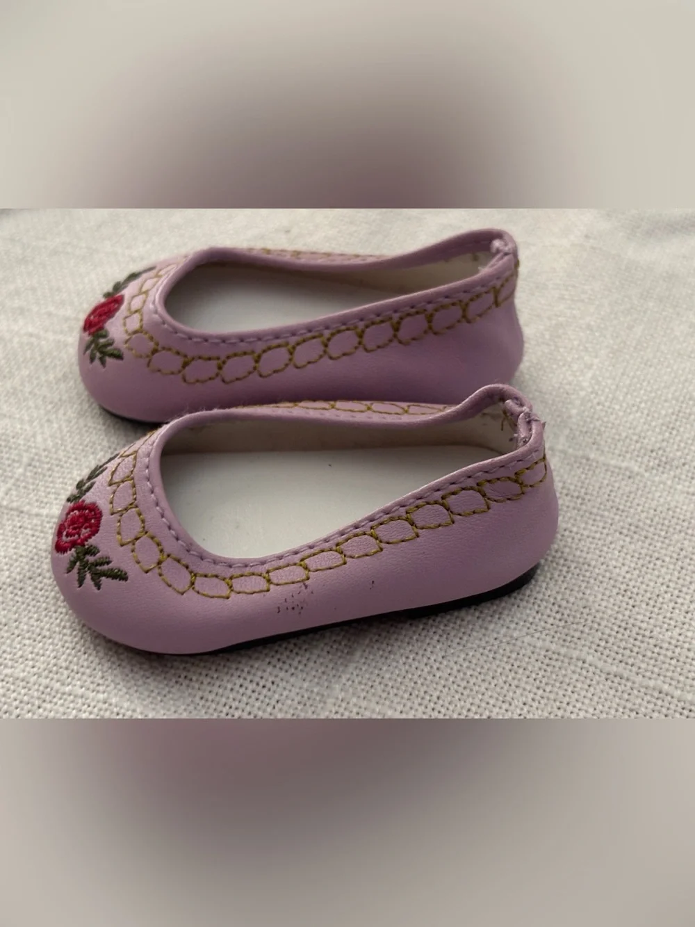 American Girl Caroline Retired Holiday Outfit Purple Shoes